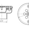 Форсунка регулируемая d90, 0-9м3 (плитка)