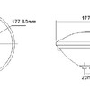 Лампа запасная HIDROTERMAL PAR56 351 LEDs White Color 30w/12v (НТ) (белый свет)