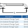 Поручень HIDROTERMAL L100 1.0m (НТ)